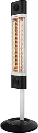 VEITO - Infrarotheizung - heizlüfter energiesparend - TÜV/GS Zertifiziert - Sofortwärme überall - heizstrahler Standgerät - elektrisch - Terassenstrahler - Elektroheizung - 2 Heizstufen - 1700