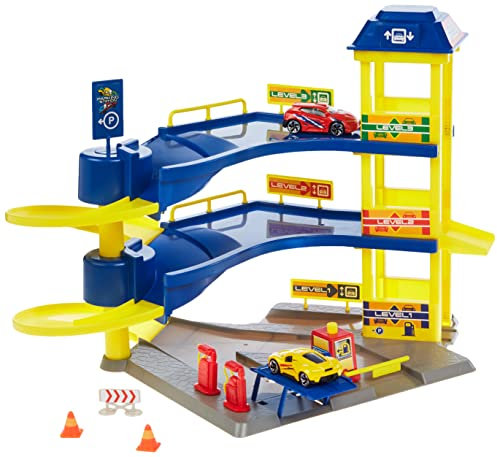 Dickie-Spielzeug 203748000 - Parkgarage Parking Station mit 3 Etagen, Auto- und Verkehrsmodell