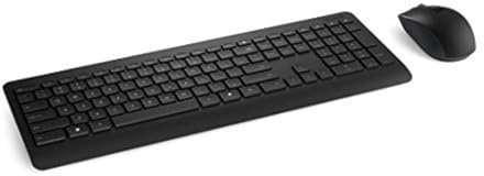Microsoft Wireless Desktop 900 RF sans fil QWERTY Pannordique Noir - Claviers (Standard, Sans fil, RF sans fil, QWERTY, Noir, Souris incluse)