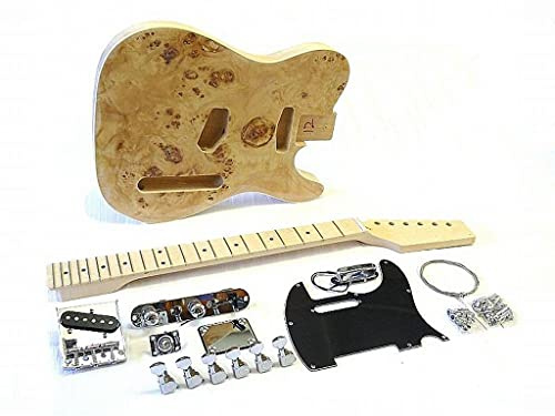 E-Gitarren-Bausatz/Guitar DIY Kit ML-Factory® Style II Esche Wurzel Top