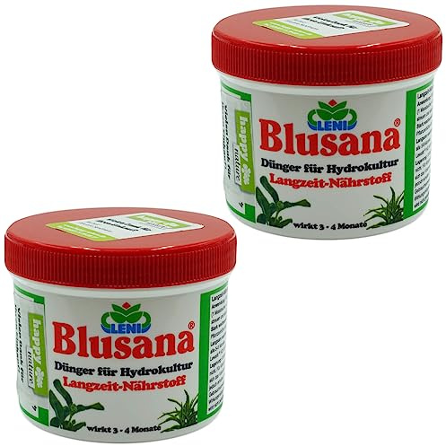 Set 2 teilig für Hydrokultur Blusana Lewatit HD 50 Dünger 200 ml