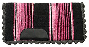 Weaver Leather Pony Felt Lined Navajo Saddle Pad, Pink, 23 x 23