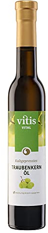 Vitis Traubenkernöl kaltgepresst 500ml | reich an Vitamin E, zum Braten, Kochen, Backen & Salat, von der Mosel