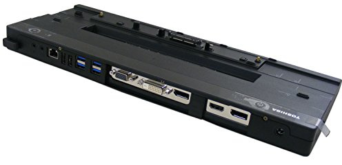 Toshiba PA5116E-2PRC Dockingstation, Schwarz (Toshiba, Tecra A40-C, A50-A, A50-C, Z40-A, Z40-B, Z40-C, Z50-A, Z50-C, Portégé A30-C, A30t-C, R30-A, Z30-A, Z, 120 W, Schwarz, Kensington, 380,9 mm)