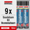 9 x Soudal Soudafoam B3, 750ml, einkomponentiger Polyurethanschaum, Brunnenschaum mit Adapter, Spar-Set (9)