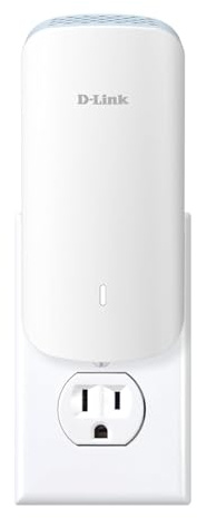 D-Link AX3000 Mesh WiFi 6 Range Extender, Up to 13,999 sq. ft. for Longer Range, Broad Compatibility, Gigabit Ethernet Port, Internet Signal Booster, Wireless Dual-Band Repeater (E30)