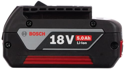 Bosch Professional 1600A002U5 GBA Batteria, 5.0 Ah, M-C, 18 V, 620 g