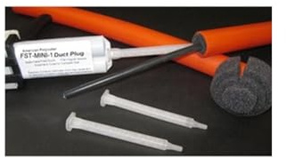 American Polywater - FST-MINI-1 - 1 - 50-mL cartridge; 2 - mixing nozzles; 6 - foam discs; 2 - pairs of gloves; 1 - instruction sheet. Protects Conduit and Raceway SystemsFST closed-cell sealant