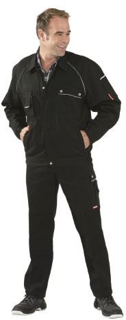 Planam Canvas 320 Chaqueta Canvas 320 talla 110 en caqui/negro Hombre