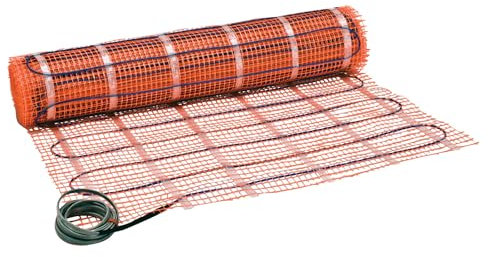 SunTouch TapeMat Electric Radiant Floor Heating Mat, Orange, 120V, 10 Sq Ft