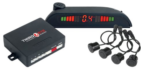 Metra Third Eye 4 Sensor Rear Parking Kit with LED Display and Audible Alert (Black)