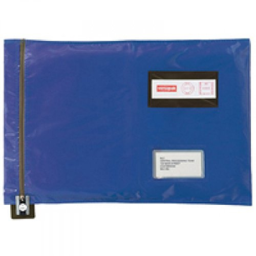 GoSecure Platt postpåse 355 x 381 mm blå