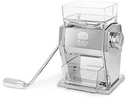 Getreidemühle Marga Mulino Aluminium Silber
