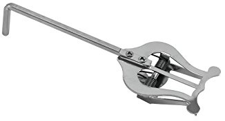 S.S.GmbH Marschgabel für Trompete, Silber, Messing, Trumpetenstöpsel