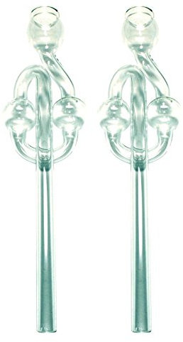 Gärröhrchen aus Glas Gärverschluß Gärspund Set aus 2 Stück