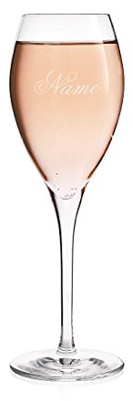Herz & Heim® Champagner Glas mit Gravur des Namens zum Geburtstag oder zu Weihnachten
