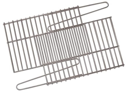 GrillPro 91250 Universal Fit Adjustable Rock Grate, Stainless Steel