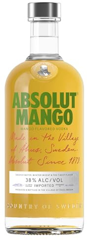 ABSOLUT VODKA Mango Vodka aromatisée - 38%, 70cl