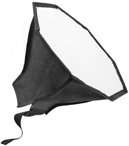 Walimex Octagon Softbox für Systemblitz 28 cm - Universal Diffusor für Blitzlicht Kompaktblitze von Canon, Nikon, Sigma, Sony, Pentax, Olympus, Panasonic LumixSunpak, Vivita Flash, Nissin