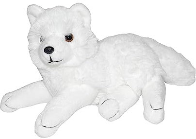 Wild Republic 12269 Plüsch Polarfuchs, Cuddlekins Kuscheltier, Plüschtier 20cm