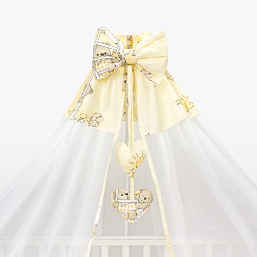 Chiffon-Baldachin für Babywiege/Kinderbett, Baldachin Nur - Nicht Baldachin Halter Inbegriffen - Muster 3