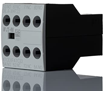 Eaton Eaton Moeller Hilfskontakt 4-polig 9, 12, 15, DILL, DILM7, MSC-D, MSC-R., 2 Schließer, 2 Öffner Frontmontage mit, Packung a 5 Stück