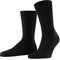FALKE Herren Socken Teppich Im Schuh M So Wolle einfarbig 1 Paar, Schwarz Black 3000, 45-46
