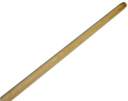 Manico per Scopa in Metallo rivestito in plastica tinta legno conf. 50 Pz.