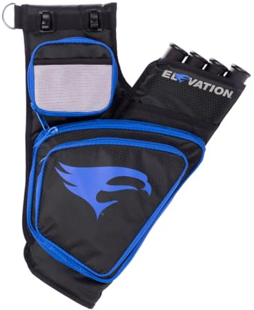 Elevation Transition Quiver, Black/Blue, 4-Tube, Right Hand