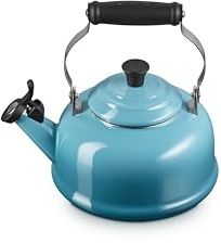 Le Creuset Q3101-17 Esmalte En Acero Silbando Hervidor De Té, Caribe