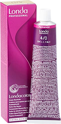 Londa Professional hårfärg kräm, mellanbrun 4/0, 60 ml