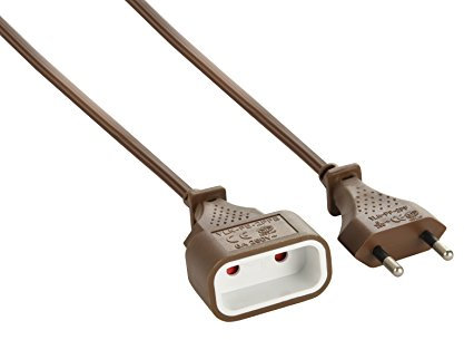 Electraline, 20647012H, Prolunga 3 m marrone