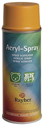 Rayher Acryl Spray, Sonnengelb, 200 ml (1er Pack)