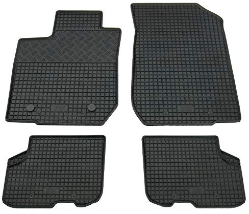 Gummi Fußmatten Set, 4teilig, Gummifußmatten Gummimatten Matten