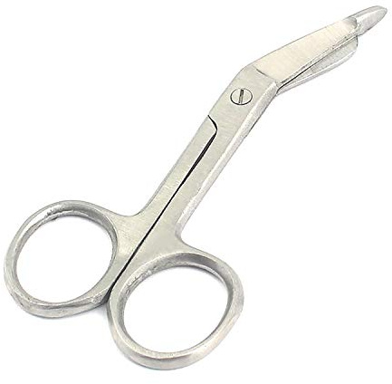 G.S Stainless Steel Lister Bandage Scissors 3.5 Economy Grade