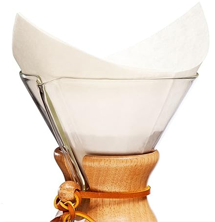 Chemex Filtre collé - Carré - 100 ct - Lot de 2 - Emballage exclusif