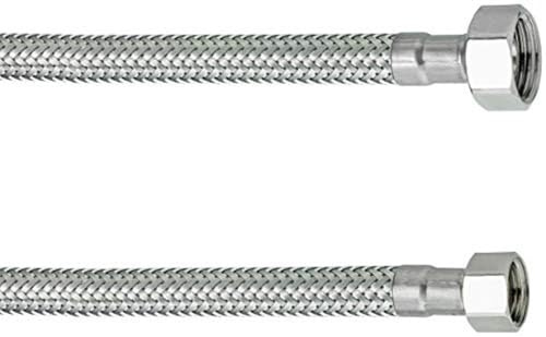 Cornat Flexibler Verbindungsschlauch – 300 mm – 1/2 Zoll IG x 3/8 Zoll IG | Hochwertige Edelstahl-Umflechtung – Anschlussschlauch für Armaturen – Flexschlauch als Armaturenschlauch geeignet