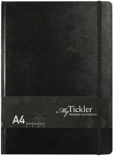 Kladde A4 kar schwarz PAPERheart SA08 PH-3258-25 96Bl 80g my Tickler