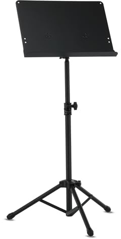BSX Orchesterpult (höjd 67 x 120 cm, ABS-anslutning) svart