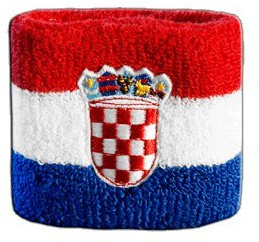 Flaggenfritze® Schweissband Kroatien