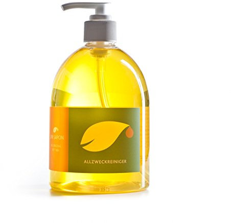 BIO Allzweckreiniger Konzentrat von Uni Sapon - chemiefrei - umweltschonend - zertifiziert - natürliche, pflanzliche Inhaltsstoffe - Vegan, Größe:500 ml