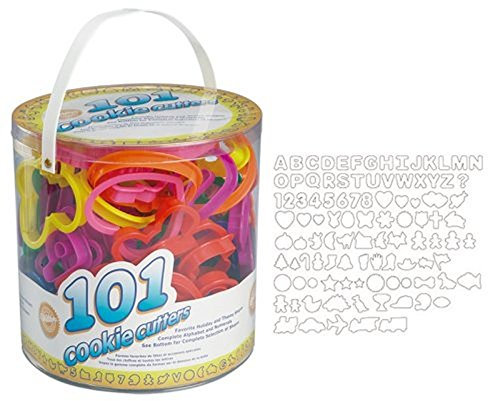 Wilton 2304-1050 Pack de 101 cortadores de Galletas, Centimeters