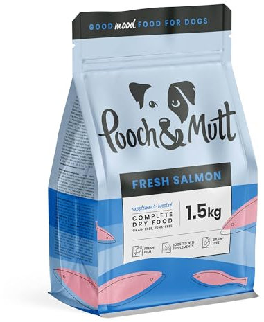 Pooch & Mutt - Fresh Salmon, Complete Dry Dog Food (Grain Free), 1.5kg