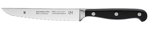 WMF Spitzenklasse Plus Allzweckmesser Wellenschliff 22 cm, Made in Germany, Messer geschmiedet, Performance Cut, Spezialklingenstahl, Klinge 12 cm