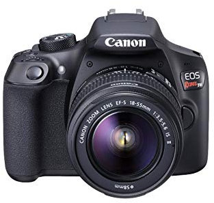 Canon EOS Rebel T6 EF-S 18 – 55 mm + EF 75 – 300 mm Double Zoom Kit – Appareil photo numérique