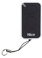 NICE INTI2 noir 2-canaux Télécommande, 433.92Mhz rolling code emetteur. Compatible avec FLOR-S, ONE, FLORE, INTI télécommandes.