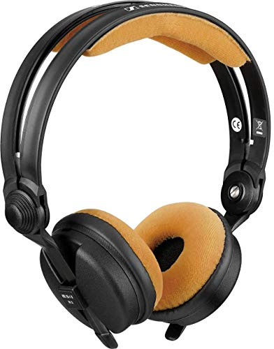 Zomo Kopfhörer Polster Set Velour HD-25, Orange Apricot, kompatibel mit Sennheiser HD25, HD25 II, HD25-13, HD25 SP, HMD25, HME25, HMEC25 und AKG K518, 2x Ohrpolster und 2x Kopfpolster