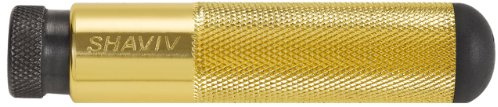 Vargus 152-00005 Shaviv Aluminium Universal Handle, Gold/Black