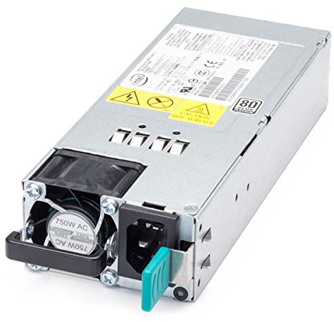Intel FXX750PCRPS Unidad de funte de alimentación - Fuente de alimentación (750W, Servidor, P4000, R1000, R2000, Metálico, 80 Plus Platinum)