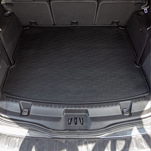 Travall Kofferraum Schutzmatte für Ford S-Max (15-19) [7 Sitzplätze] Auto Zubehör Innenraum Antirutsch Kofferraumschutz 100% Passgenau Kofferraummatte Antirutschmatte Gummimatte Robuste Pflegeleichte
